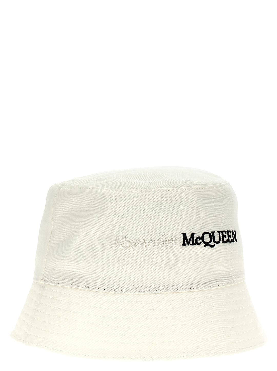 Logo Bucket Hat Cappelli Bianco/Nero