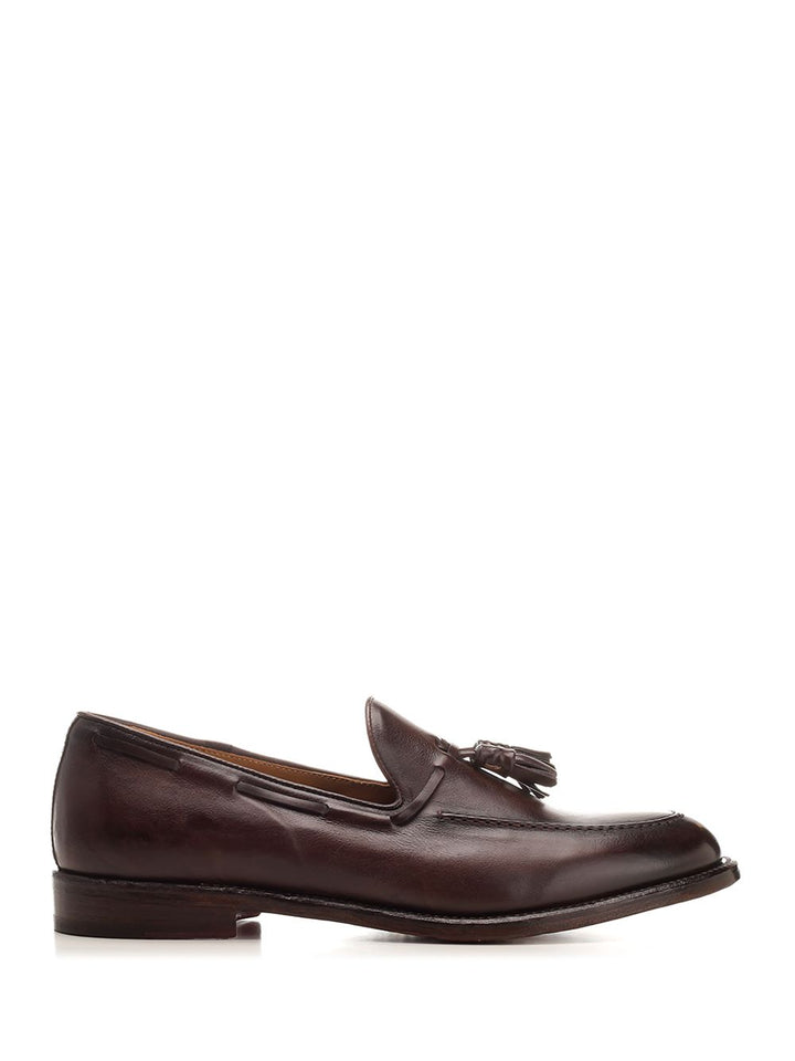 Corvari Leather Loafer With Tassels Lace-Up Shoes - Marrone | 4356ff7b821911c85b4a6cb5888b5abddd3ef60c