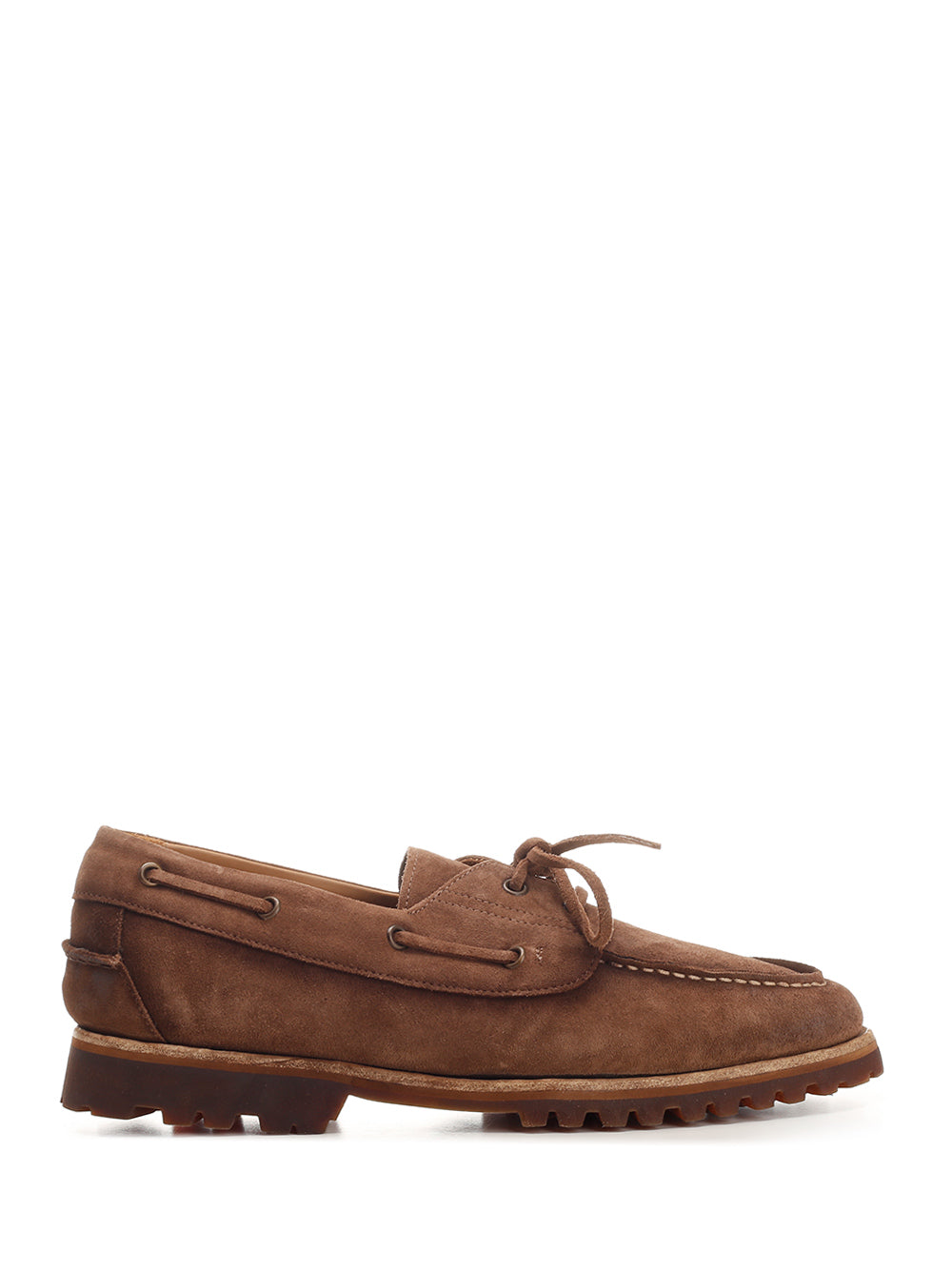 Corvari Suede Boat Shoes Lace-Up Shoes - Marrone | 26f620d155fb72ba18faf4e3dfc05a5a2dee5877