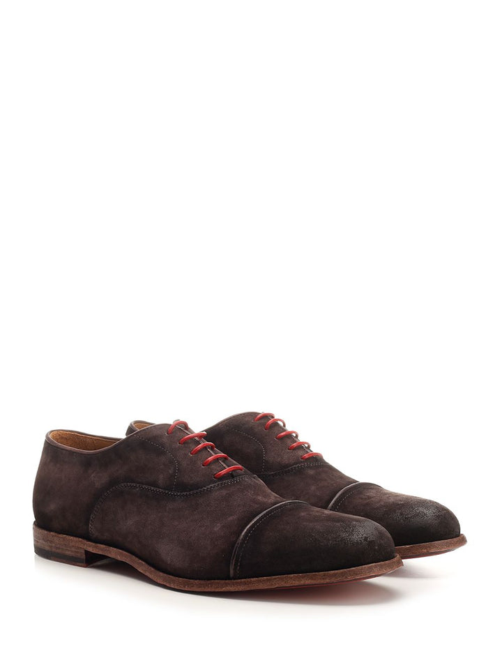 Corvari Derby Shoe In Suede Mocassini - Marrone | 303c3e009c6a6b9ba15cce1c9a2b6ecff74e3f9d