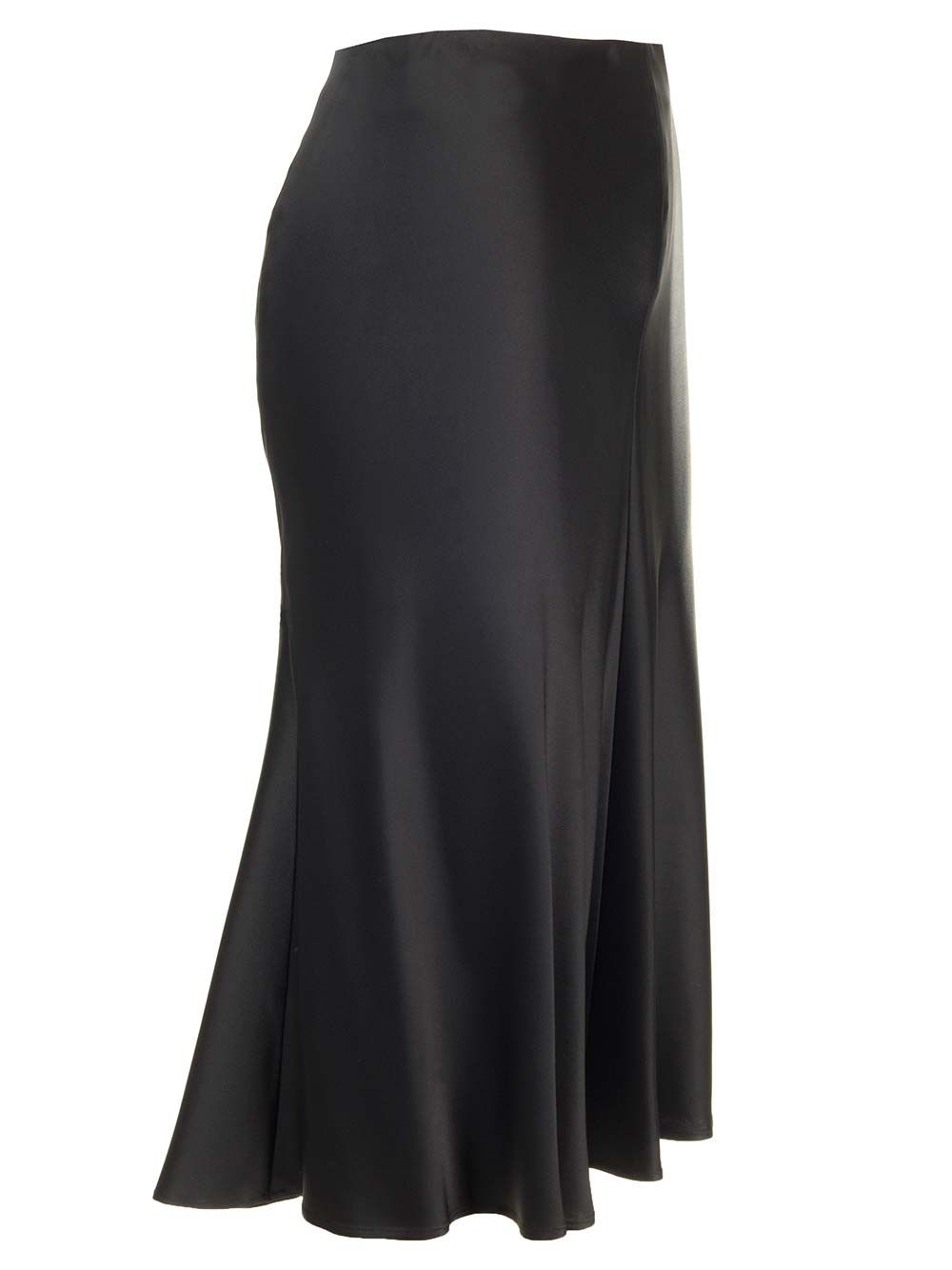 Stella Mccartney Satin Midi Skirt Gonne - Nero | 0b1415884216b44356c571e5fda31dc49581dd0c