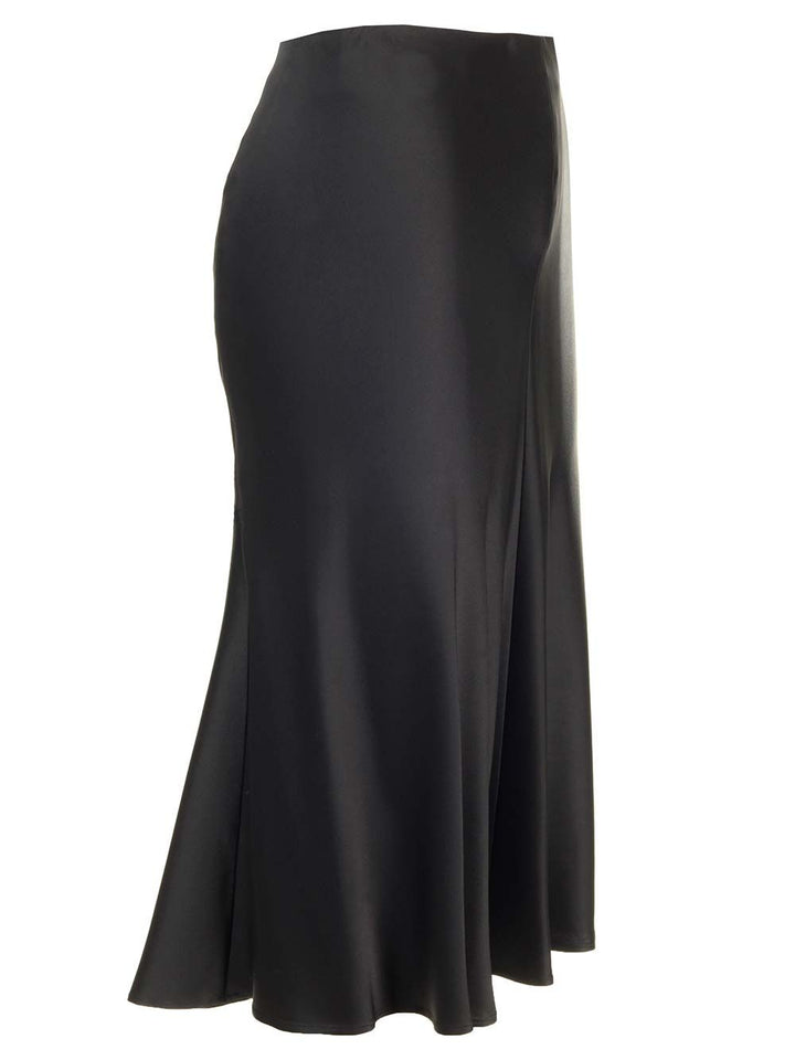 Stella Mccartney Satin Midi Skirt Gonne - Nero | 0b1415884216b44356c571e5fda31dc49581dd0c