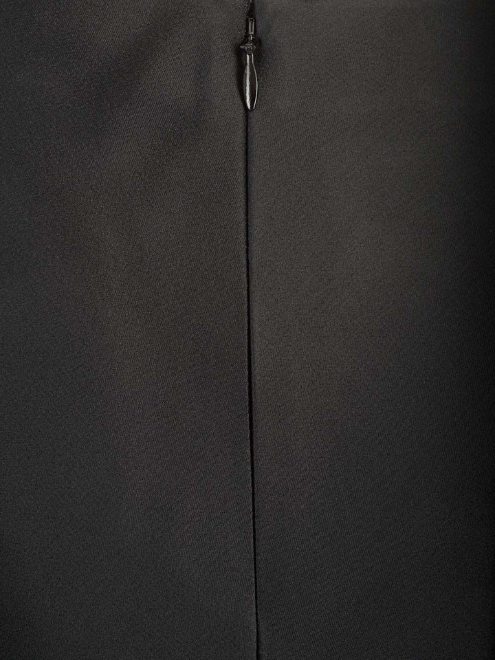 Stella Mccartney Satin Midi Skirt Gonne - Nero | 3245ee6d275f0c2938d35250ec36579414f10c97