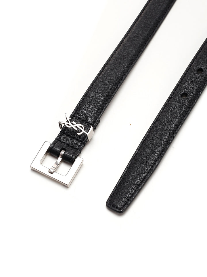 Saint Laurent Ysl Cinture - Nero | 96cb8e739b1a9467e75a454e17a363f8121c03a6