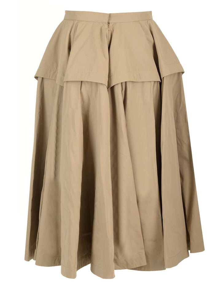 Bottega Veneta A-Line Skirt Gonne - Beige | b25d4da577a519afd10ae060d756dc89f6098e00