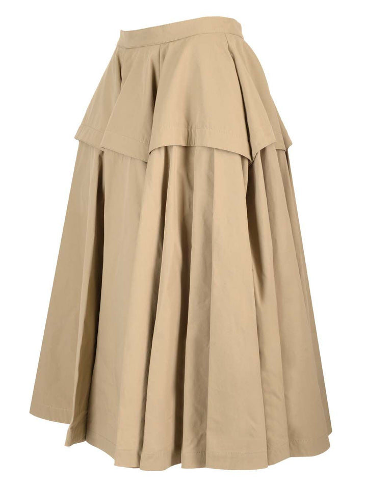 Bottega Veneta A-Line Skirt Gonne - Beige | b6ae2b78976f91d68533de45873fc3389bbfb06b