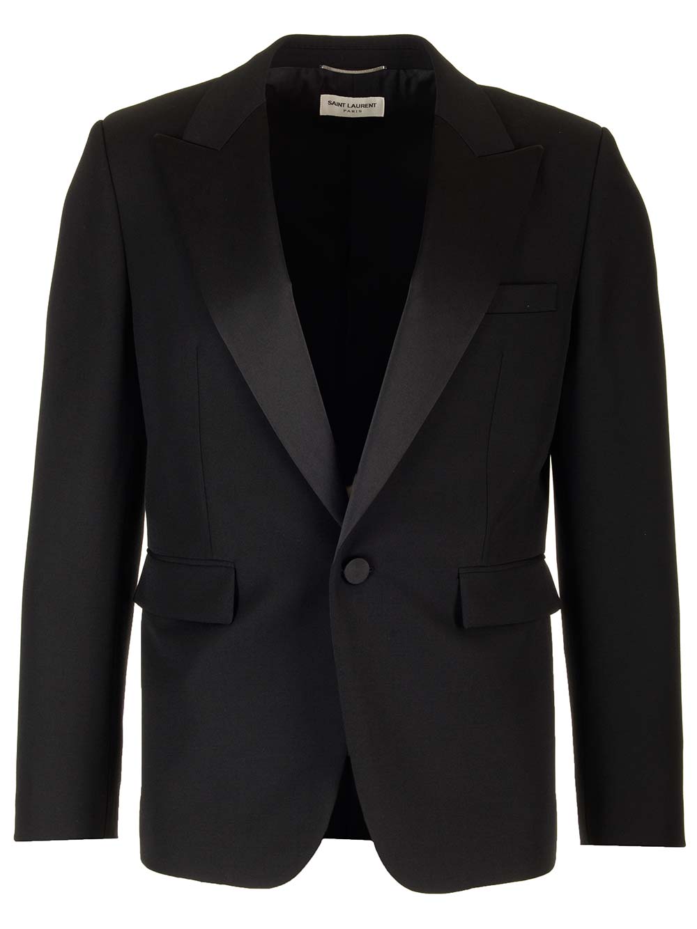 Saint Laurent Tuxedo Blazer Giacche - Nero | a4a8353bd576c0ace466adaed28e4bea888e3046
