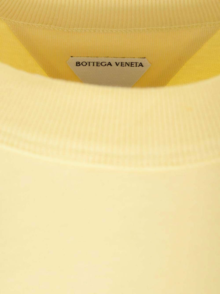 Bottega Veneta Yellow Cropped T-Shirt - Giallo | f2698d64126656f181bc032dc55455a2aa2a02e2