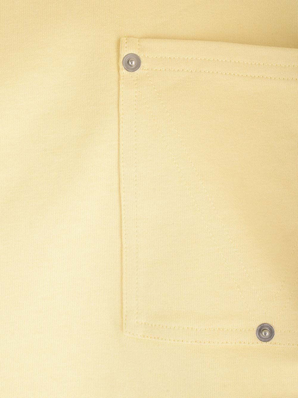 Bottega Veneta Yellow Cropped T-Shirt - Giallo | b93b6f3983be44a7d0c0bfee7ca6554ffda400b5