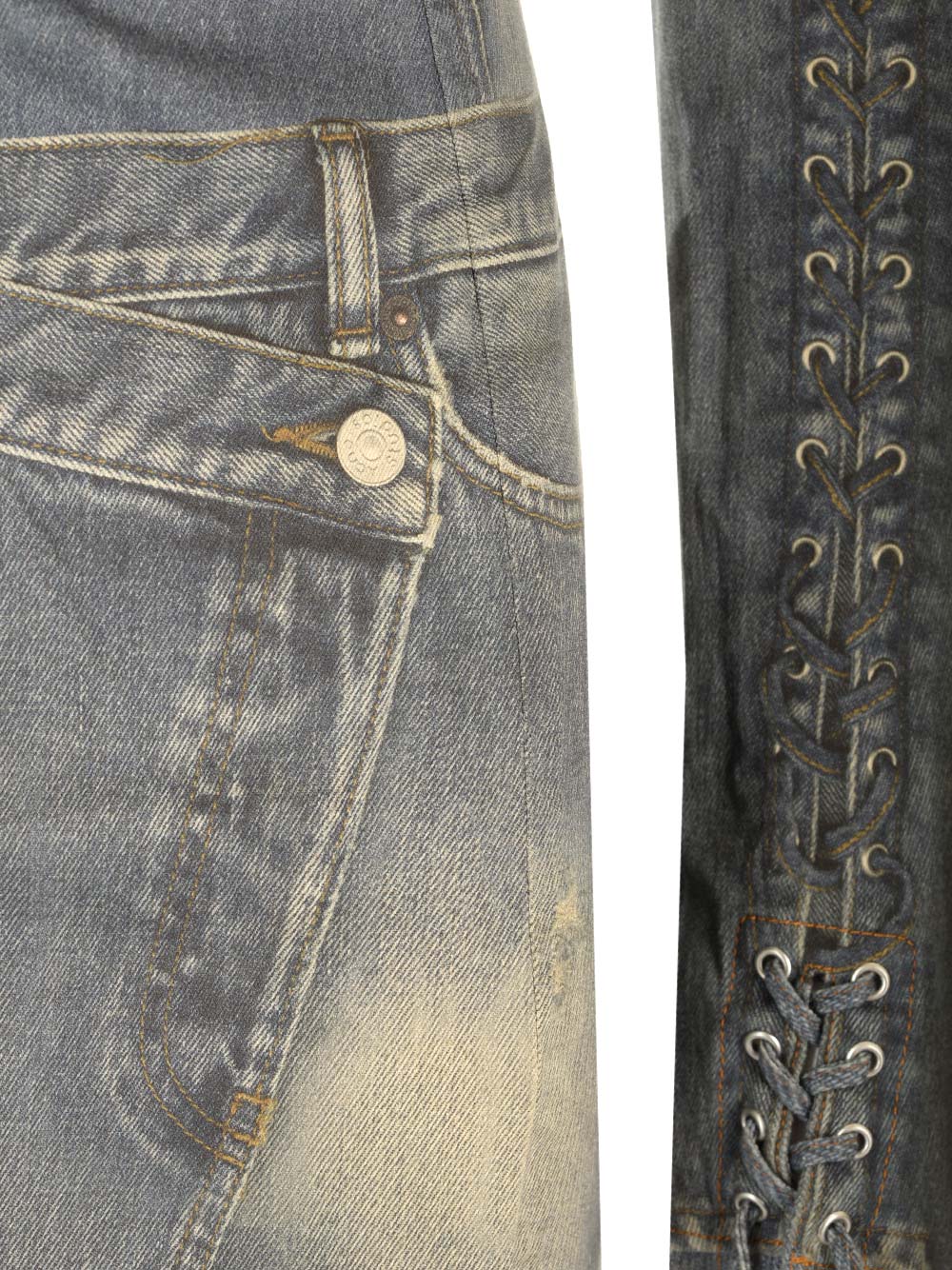 Acne Studios A20648 863-Mid Blue Abiti - Blu | 3f9e4f24498f292a75eed9c113c59241f4d05314