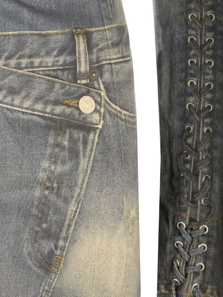 Acne Studios A20648 863-Mid Blue Abiti - Blu | 3f9e4f24498f292a75eed9c113c59241f4d05314