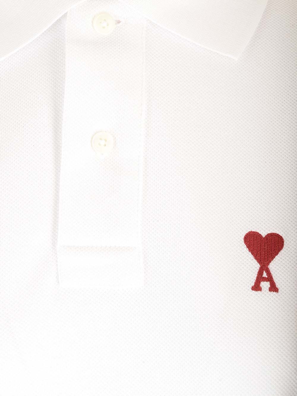 Ami Ami De Coeur Polo shirt - Bianco | 31508ab77a81a59fd6b5010cf3375ef56ea16f15
