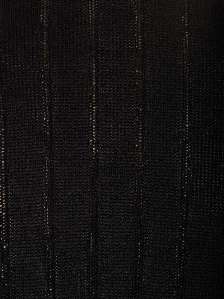 Al Duca D'Aosta Black Cotton Cardigan Knitwear - Nero | dbcc95373f3478f90ac78c97b4a2fdf6e4a36d94