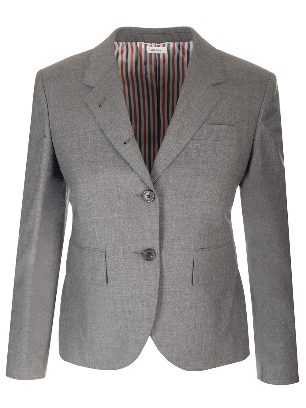Thom Browne Slim Fit Cropped Blazer Giacche - Grey | 02310b2e5dedeb4b281249b1dd3e4ab5da6f61ae
