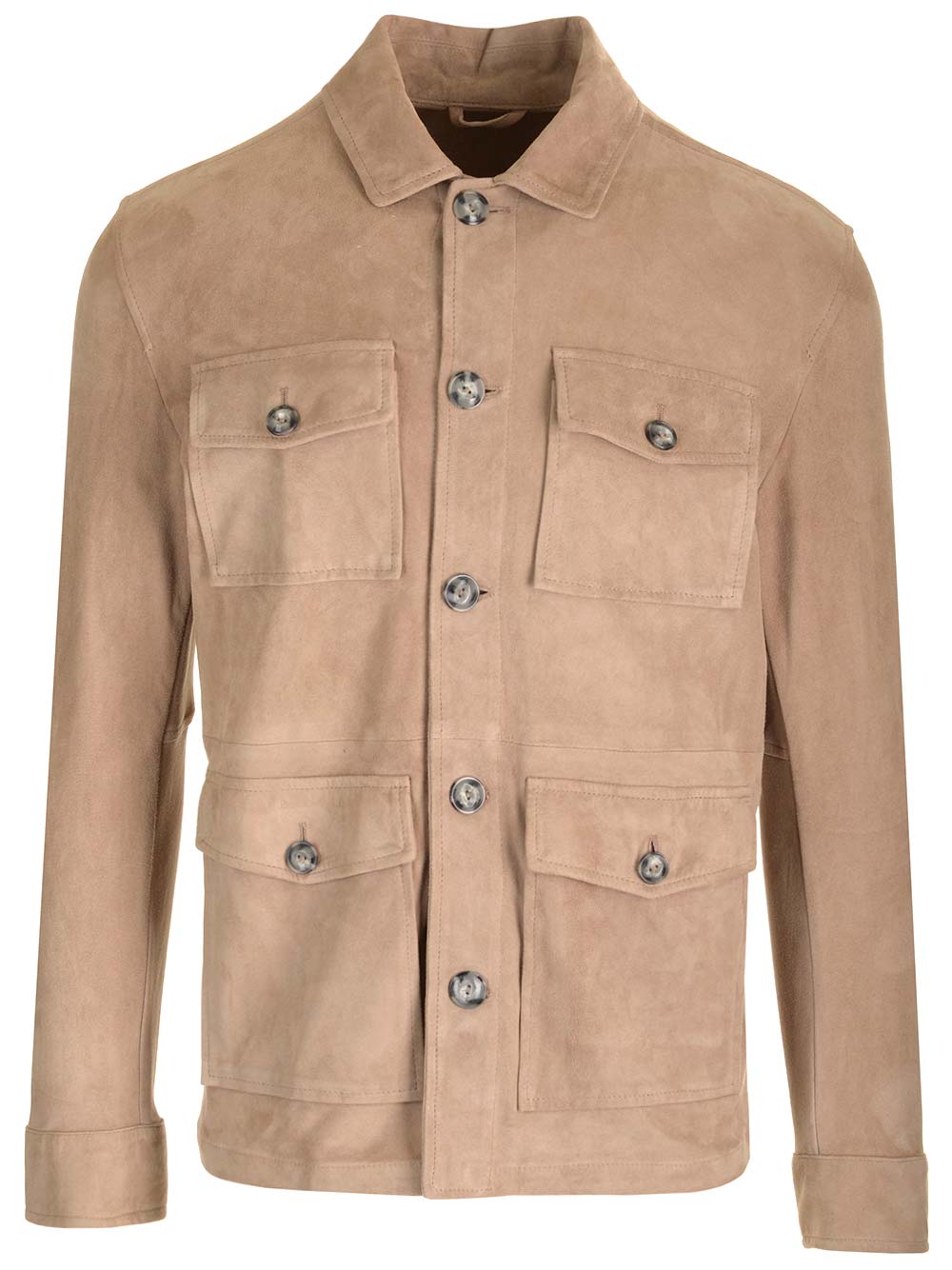 Al Duca D'Aosta 1902 Saharian In Suede Giacche - Beige | f7bc7548ffba6dcfcf43719187c56bf1a8f7a563