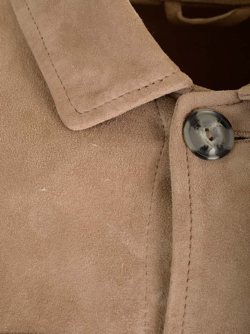Al Duca D'Aosta 1902 Saharian In Suede Giacche - Beige | 861dd0220a13a3425847a2231912c7b4e3863e56