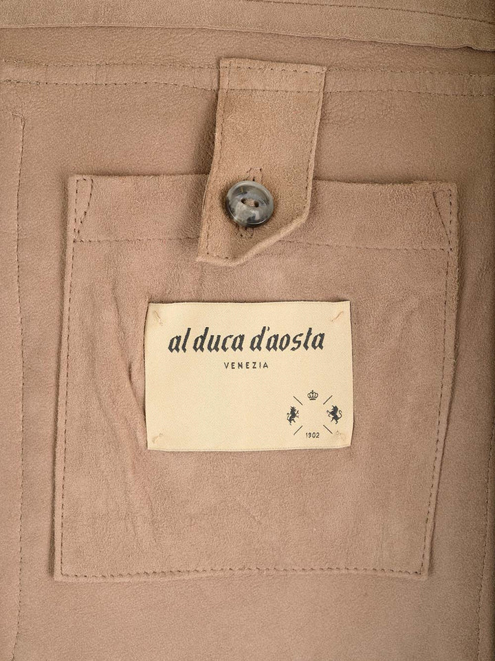 Al Duca D'Aosta 1902 Saharian In Suede Giacche - Beige | 903c51456b5b547a26d784b7672a8130edfb1fa9