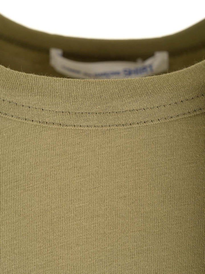 Comme Des GarçOns Shirt Khaki Green Over T-Shirt - Verde | 9c5ea8be41a193ccdf7bbe162f1f16dbcfec9f45