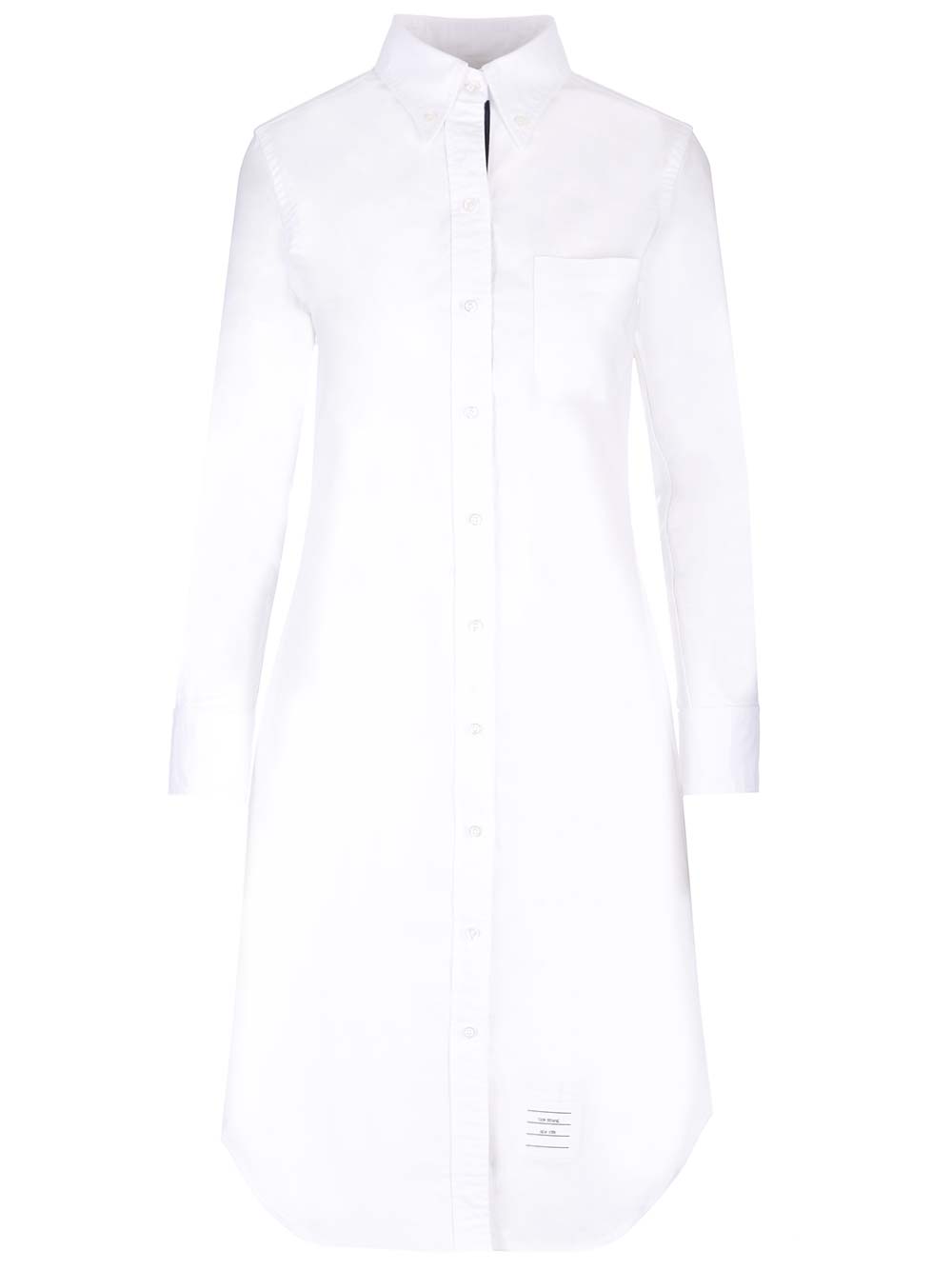 Thom Browne Long Shirt Dress Shirt Abiti - Bianco | f298949da7ea4f00991efe1c1e2a72d0d09a95cf