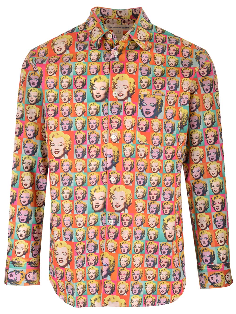 Comme Des GarçOns Shirt Marylin Print Shirt classic - Bianco | a3ac683a32e04f5b5c23589dc5de9eb74d45e689