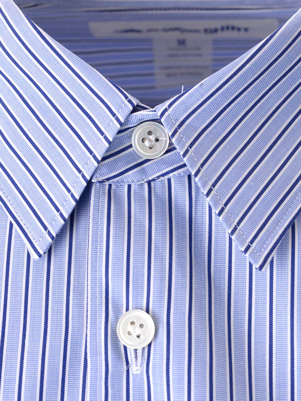 Comme Des GarçOns Shirt Striped Cotton Shirt classic - Bianco | f4ebf16000ad5a1d63fa62fc5958c31be88cf741