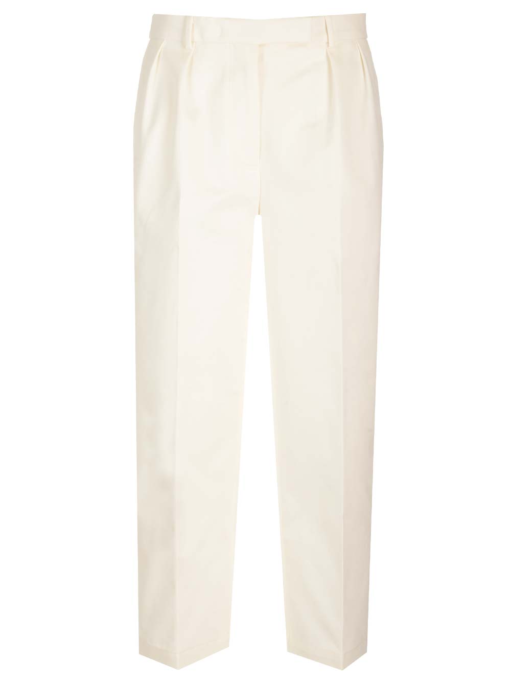 Thom Browne Relaxed Fit Trousers - Bianco | c82377481b72ce8eab2b87058486ba814160096a