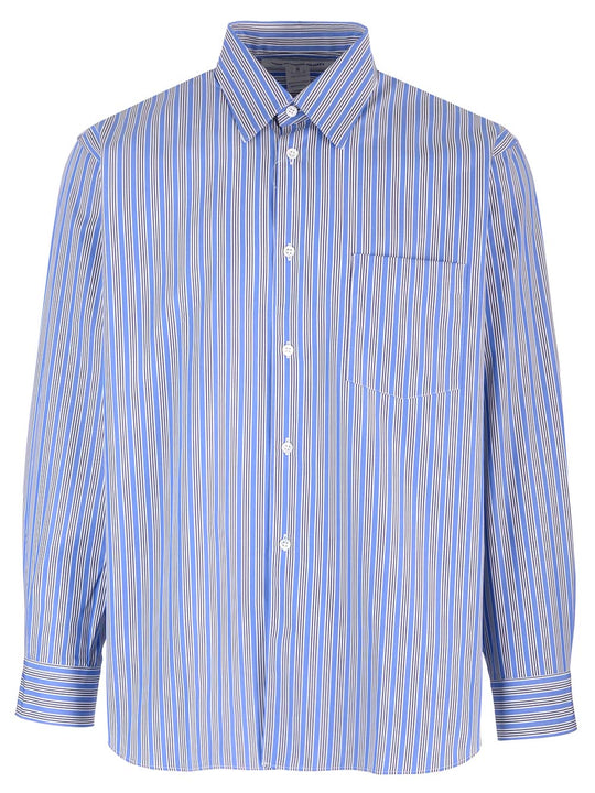 Striped Shirt Classic Blu