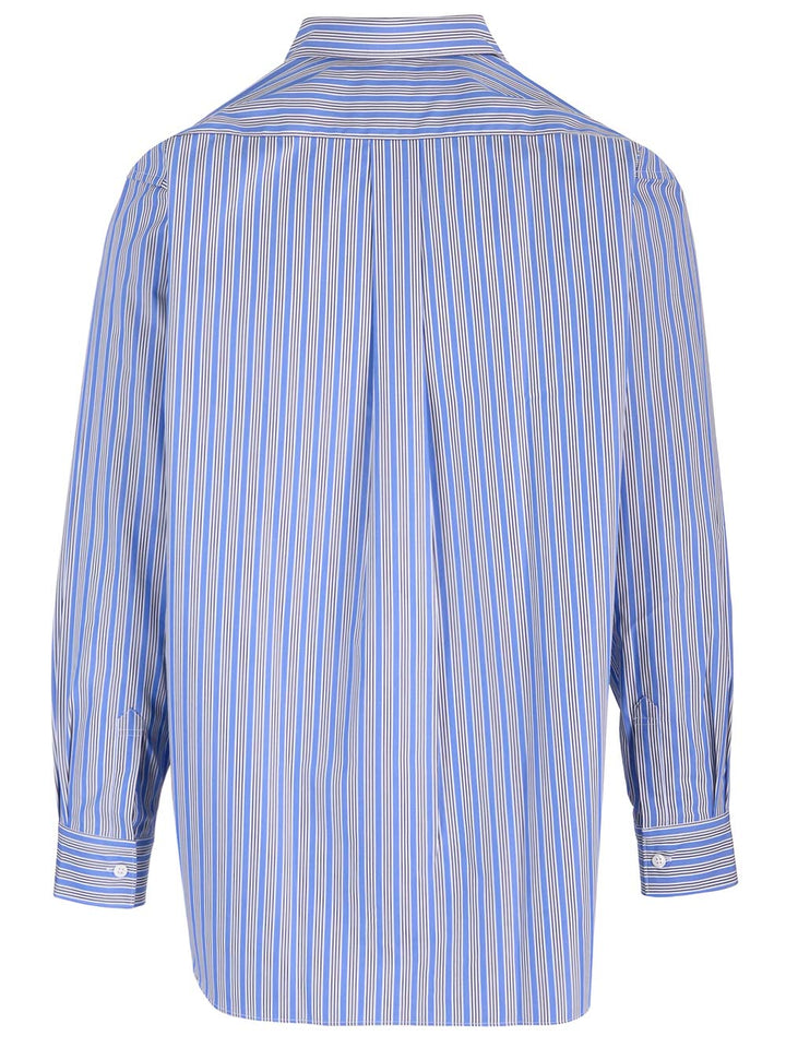 Comme Des GarçOns Shirt Striped Shirt Shirts - Blu | 004f327e6da76885190c2f6b183f12a659c750a6