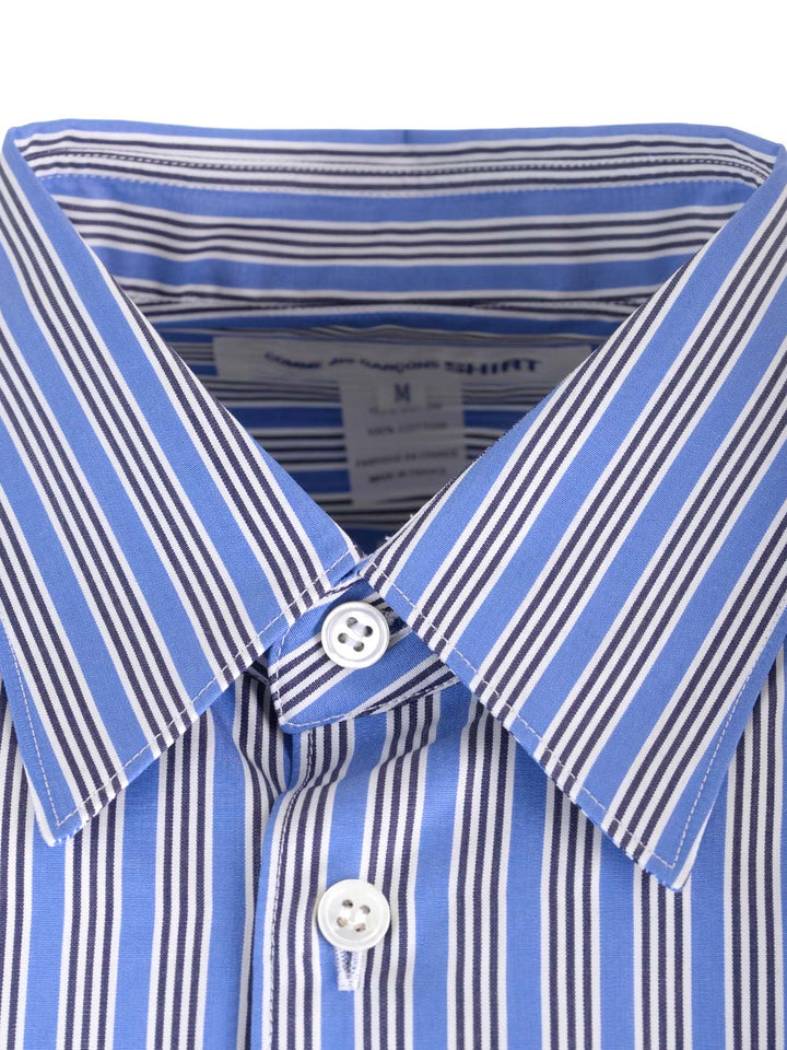 Comme Des GarçOns Shirt Striped Shirt Shirts - Blu | 3a53c20026ad09906ddd548dc8760d1fc1f73f21