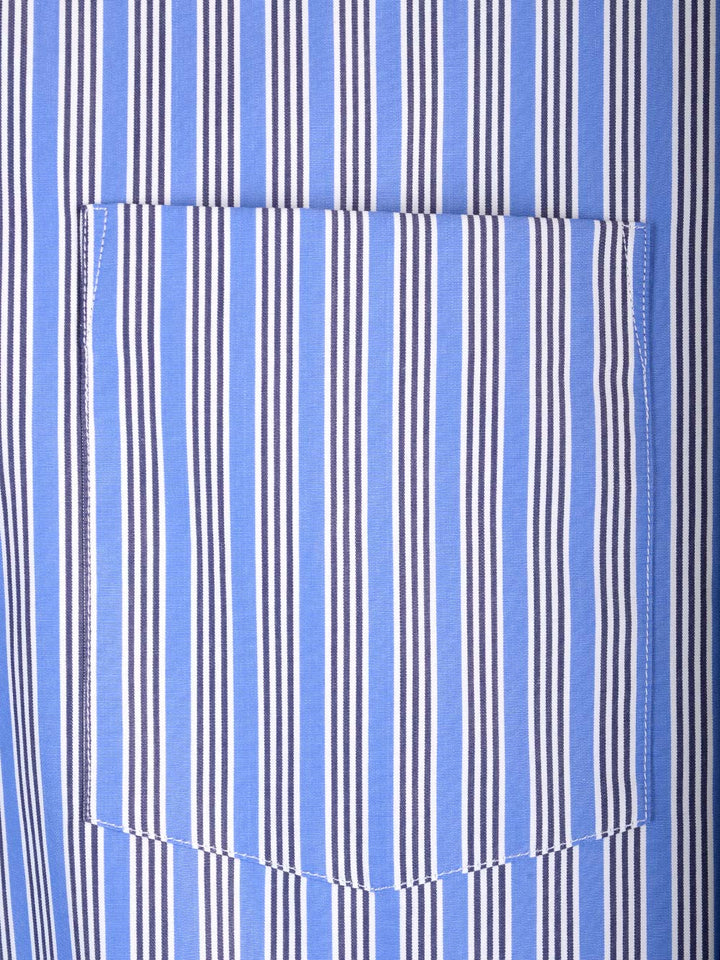 Comme Des GarçOns Shirt Striped Shirt Shirts - Blu | f0fbf5e08c6daad13b6a1b48da4774fd3678b131