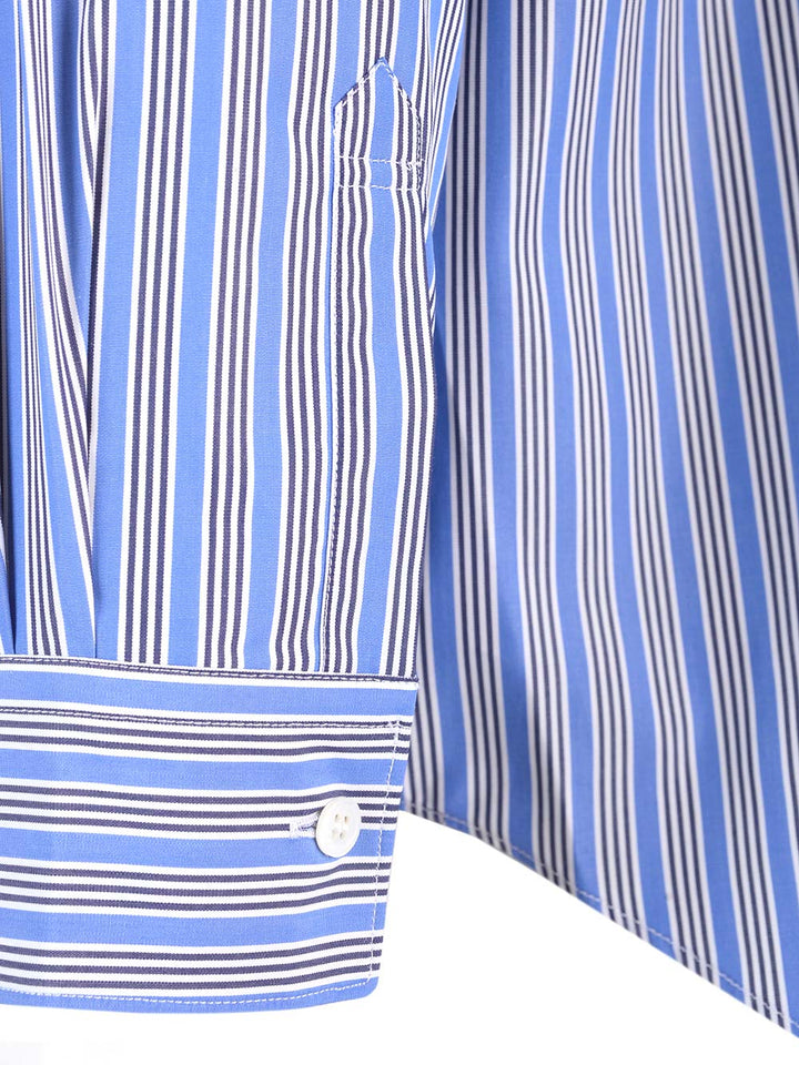 Comme Des GarçOns Shirt Striped Shirt Shirts - Blu | 82a2f87cd0f108e2fca81ec157d7b50c024b05e5