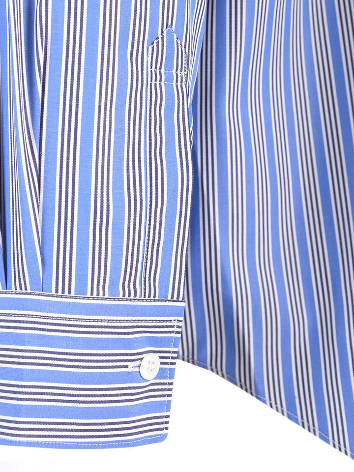 Comme Des GarçOns Shirt Striped Shirt Shirts - Blu | de2697b717963fa7f76101b217712add9e0f6d0a