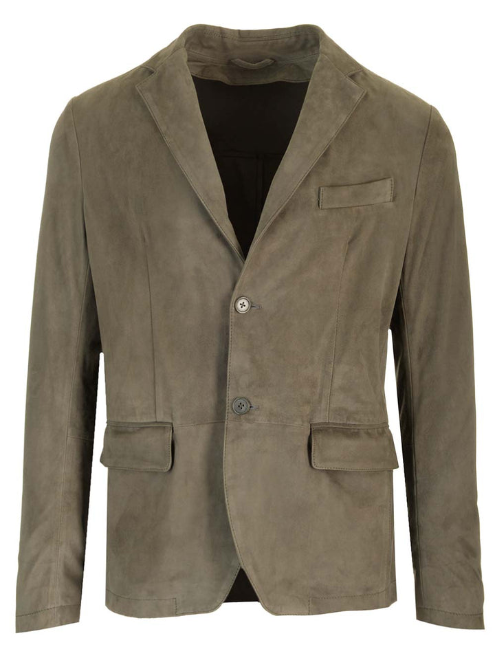 Al Duca D'Aosta 1902 Suede Blazer Giacche - Verde | 8ac8f49a47618313cd5c444347b06beef2632b5b