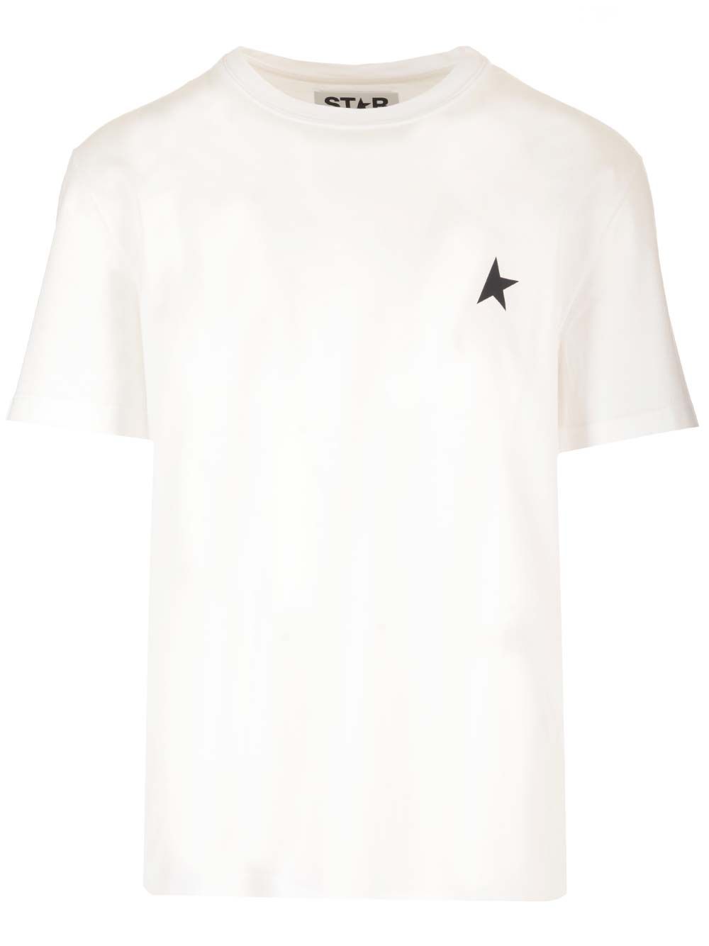 Golden Goose Deluxe Brand Cotton T-Shirt - Bianco | cf4b2ebbc9fbe0fb839cf50850f553deb33da217