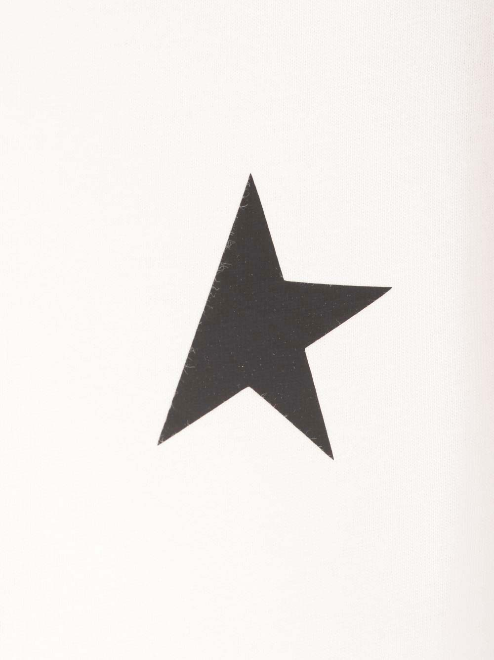 Golden Goose Deluxe Brand White  With Black Star T-Shirt - Bianco | db7b76ce12d53bd180d270c945749ef5bed615c3