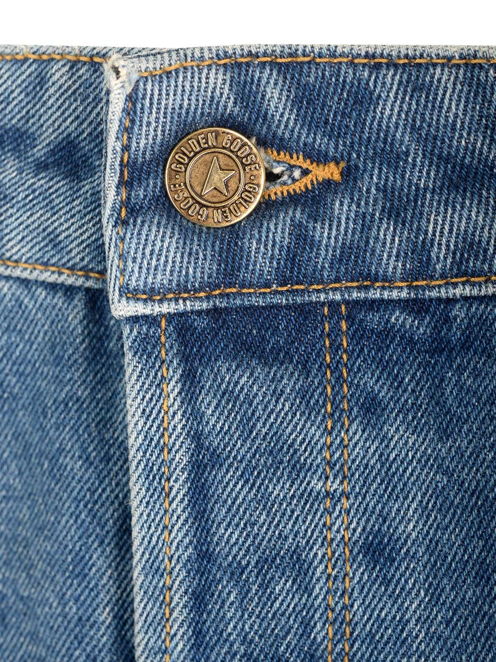 Golden Goose Deluxe Brand Golden Happy Jeans - Blu | c672f755d9c99f5f722534d49356728b8e7145df