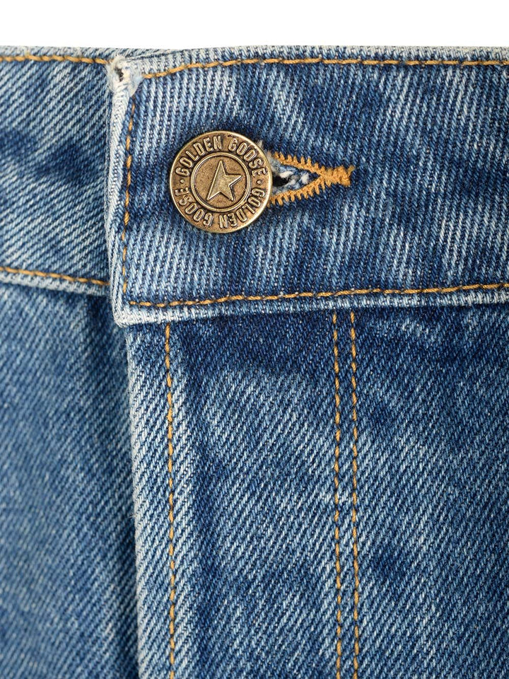 Golden Goose Deluxe Brand Golden Happy Jeans - Blu | c672f755d9c99f5f722534d49356728b8e7145df