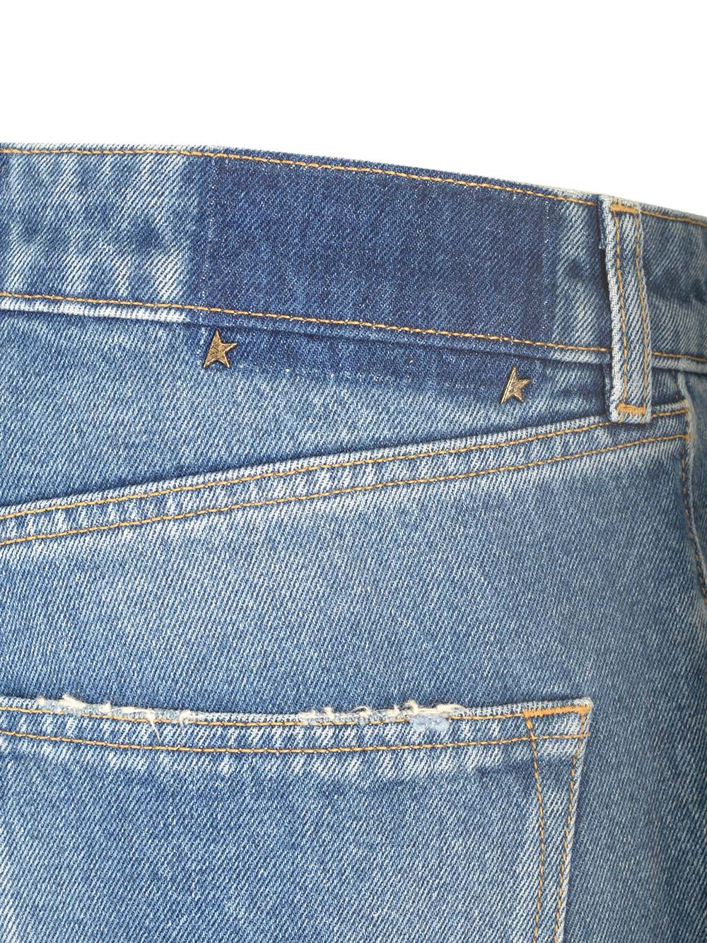 Golden Goose Deluxe Brand Golden Happy Jeans - Blu | 72e043b6c59ccbb2b9bbc7aa102a18f139cdb703