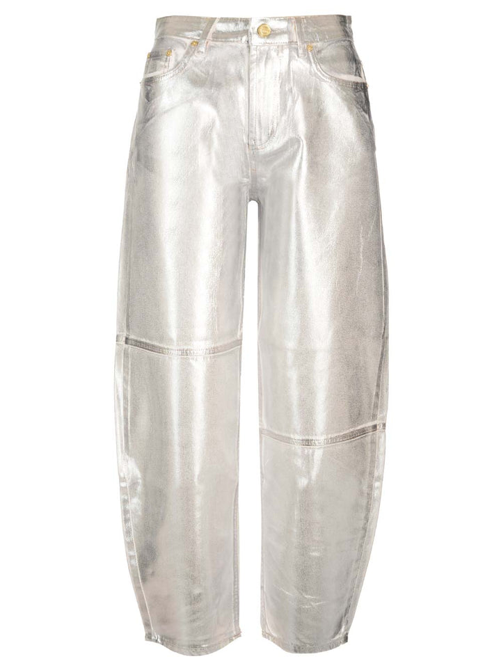 Ganni Stary Jeans - Bianco | b10eaba0565454ef78bfab4ff8b374ca5fbb7e65