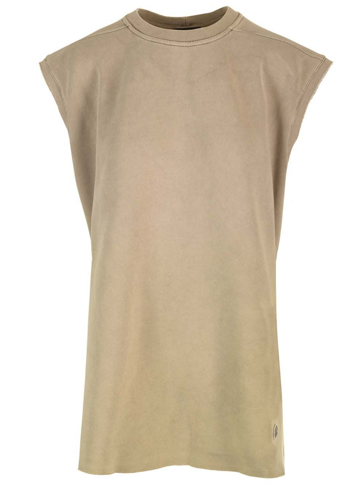 Moncler X Rick Owens Sleeveless Sweatshirt Sweatshirts - Verde | 87d278c44193d46d3321eac988853d2aa9846061