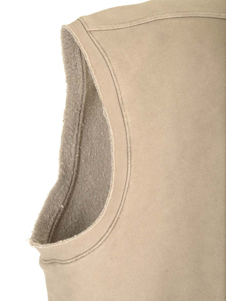 Moncler X Rick Owens Sleeveless Sweatshirt Sweatshirts - Verde | a8f538bfe5e60497277fc6a20c06b5ab323cc8cc