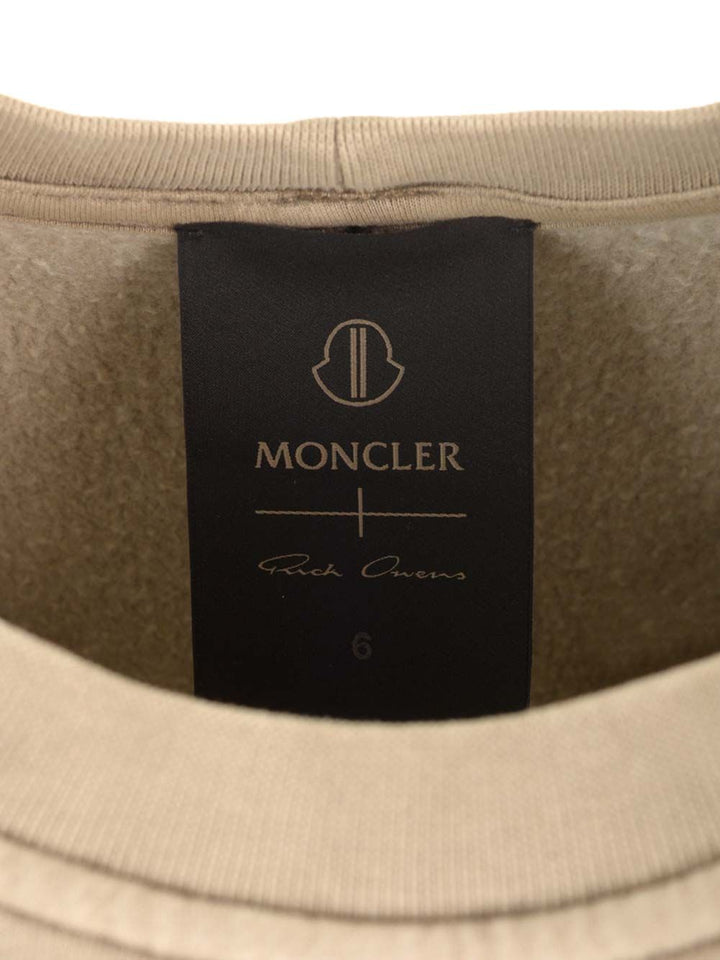 Moncler X Rick Owens Sleeveless Sweatshirt Sweatshirts - Verde | 47c5cd17e9d0d02c50e437d21f286f0282e9e6c1