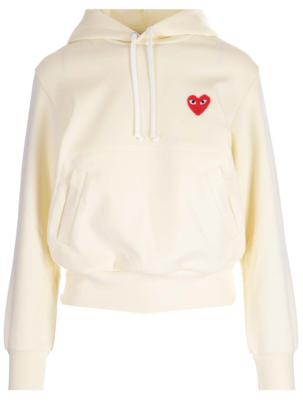 Comme Des Garcons Play Classic-Style Hoodie Sweatshirts - Bianco | 745dcfc259d304fb78b6833ca6590016f3b79fed