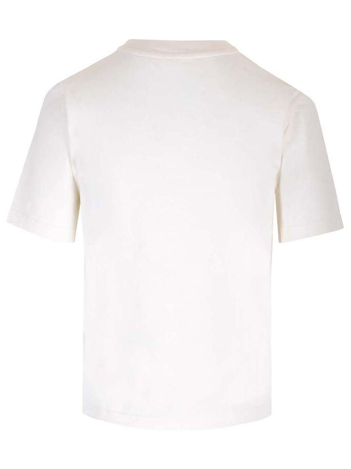 Palm Angels White  With Monogram T-Shirt - Bianco | 9d1866bd9b6bc3091799cc8857bfa67724421c42