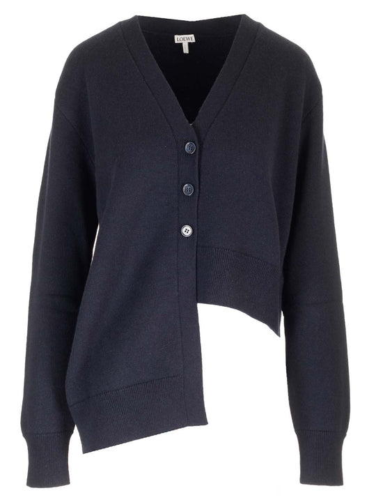 Cashmere Knit Cardigan Knitwear Blu