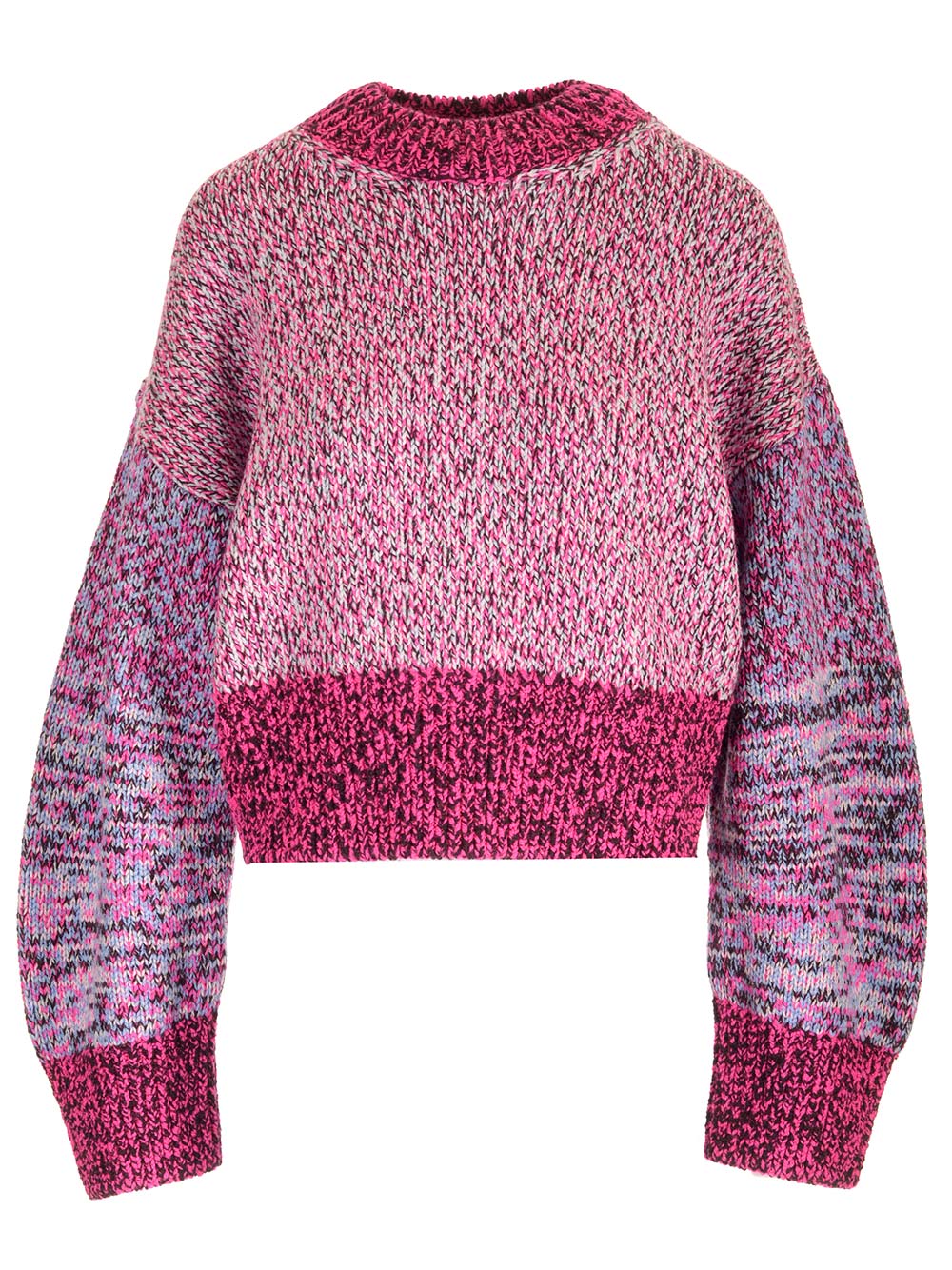 Loewe Multi-Thread Mouliné Wool Sweater Knitwear - Bianco | e0eaf6eff53e7bf57e4af46d5008dd6ad66f75a0