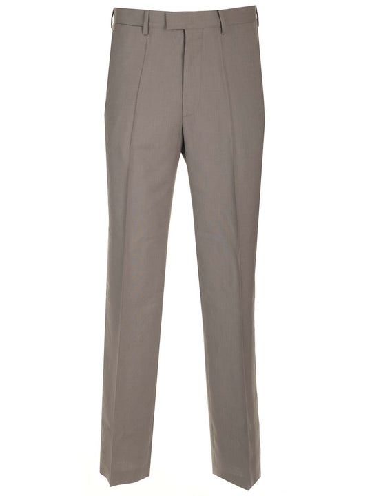 Tailored Wool Trousers Marrone