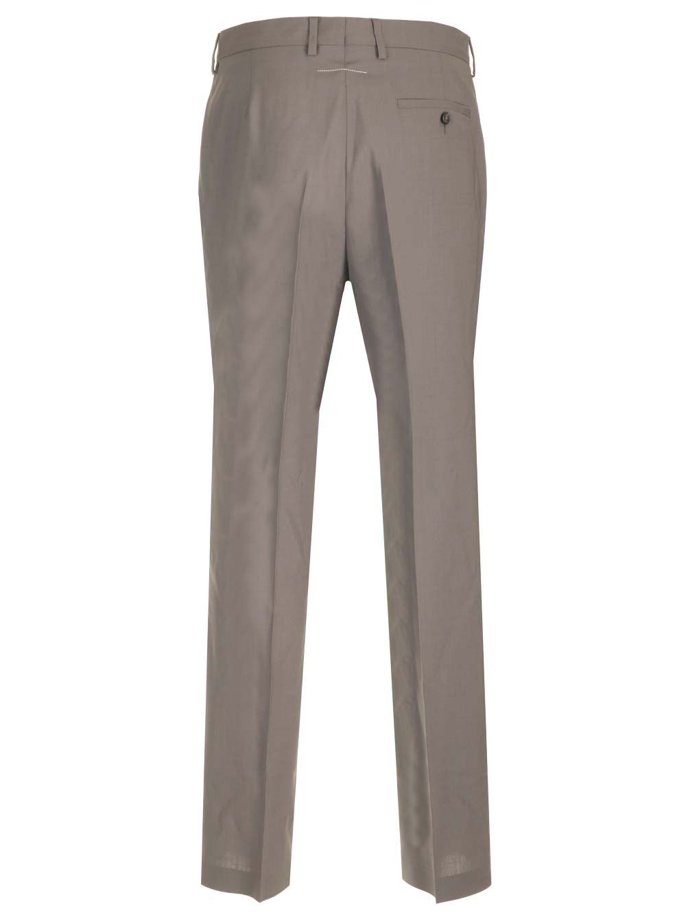 Mm6 Maison Margiela Tailored Wool Trousers - Marrone | ee1040f5e2c89afbab5e0c85294d74d0989f7242