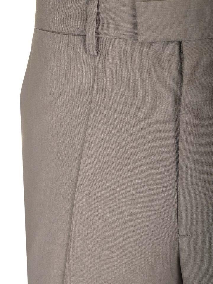 Mm6 Maison Margiela Tailored Wool Trousers - Marrone | 8019271ed4858fb8b3cc27d44393c7ac109a0b3f