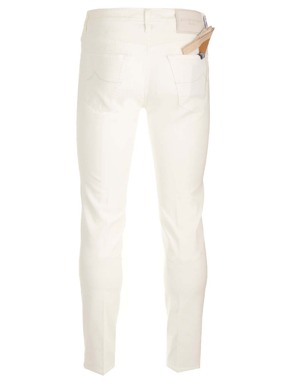 Jacob Cohen Scott Trousers - Bianco | 10d959c261f0ab9abcb211c13285ac4bfafb2adb